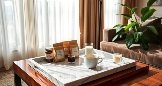 coffee table tray selection