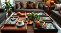 coffee table trays selection