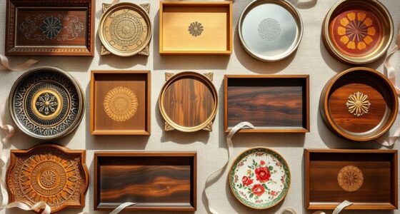 coffee table trays selection