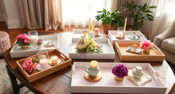 coffee table trays selection