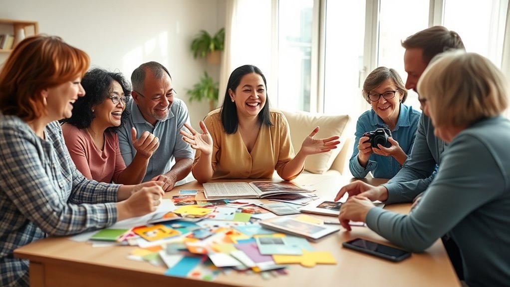 collaborative family memory creation