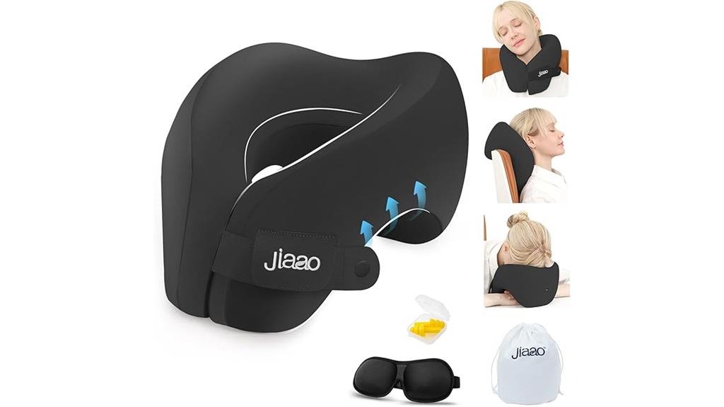 comfortable travel essentials set