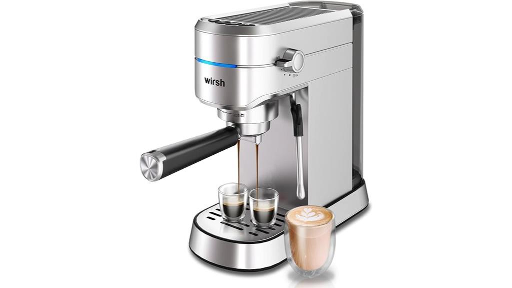 commercial espresso machine steamer