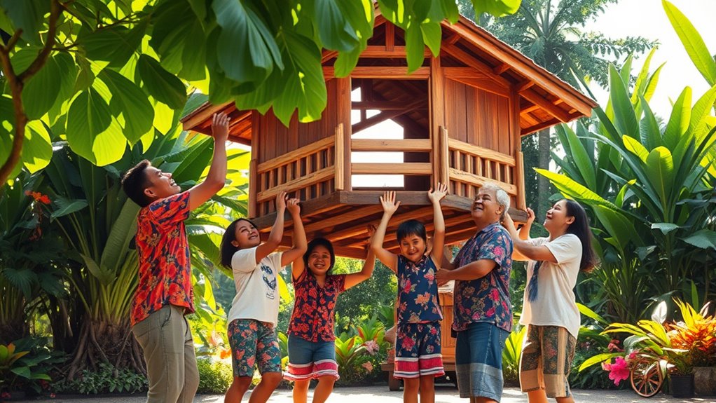 community spirit and cooperation