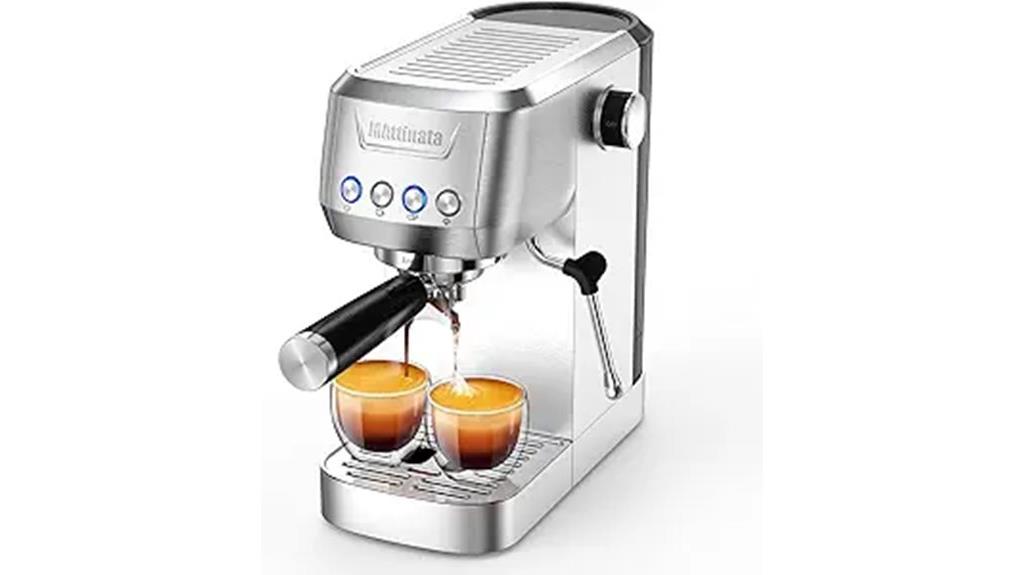 compact 20 bar espresso maker