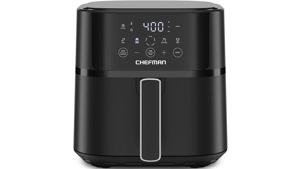 compact 6 qt air fryer