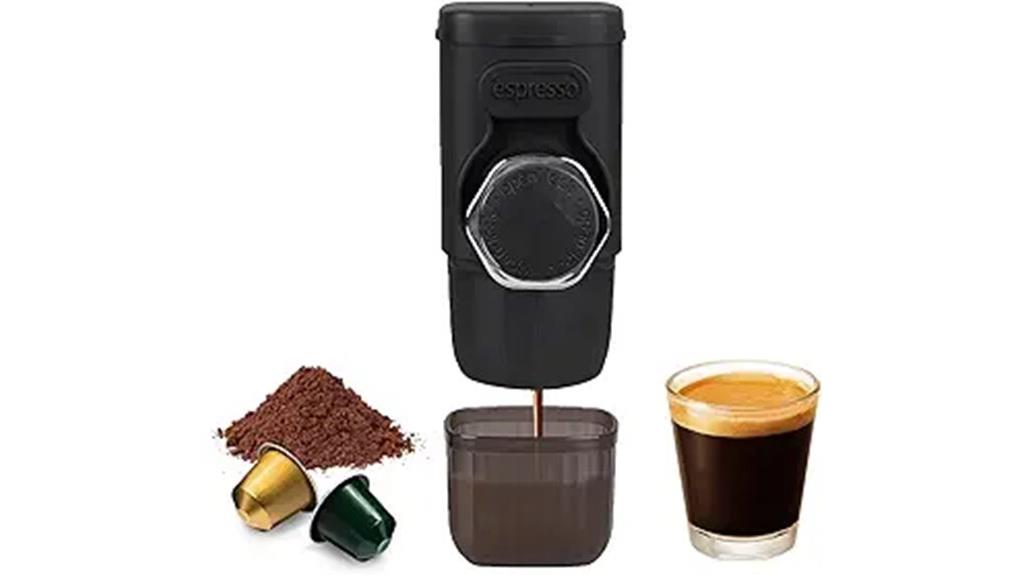 compact dual purpose coffee maker