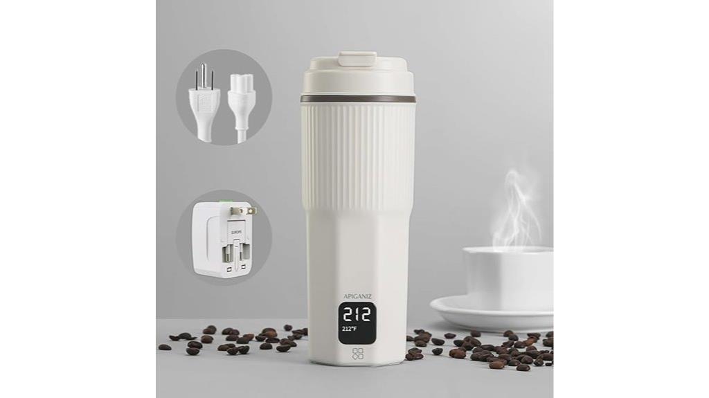 compact dual voltage kettle