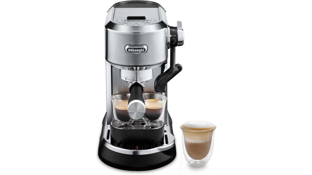 compact espresso machine features