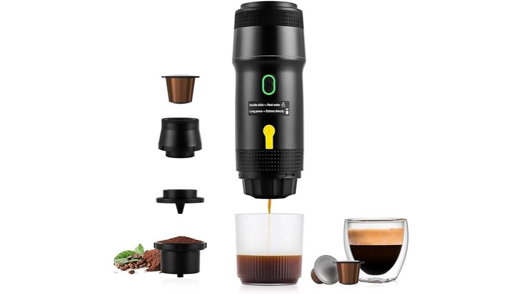 compact high pressure espresso maker
