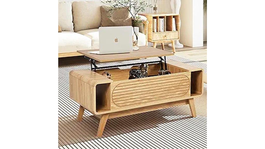 compact table with storage
