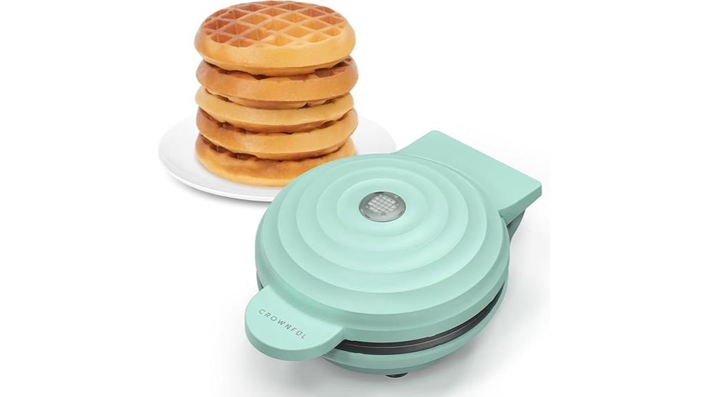 compact waffle maker device