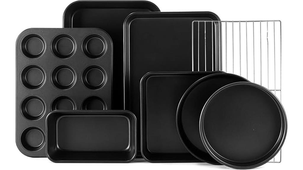 complete eight piece bakeware set