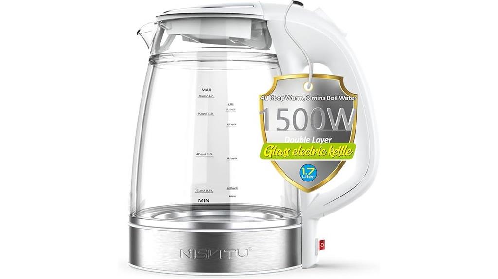 cordless stainless steel kettle