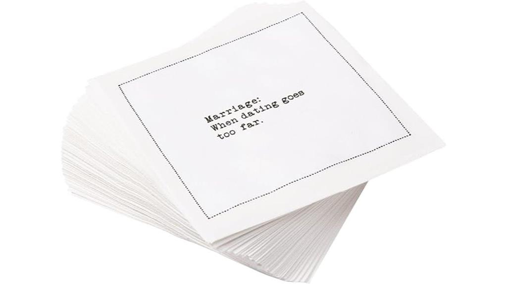 cotton cocktail napkins pack
