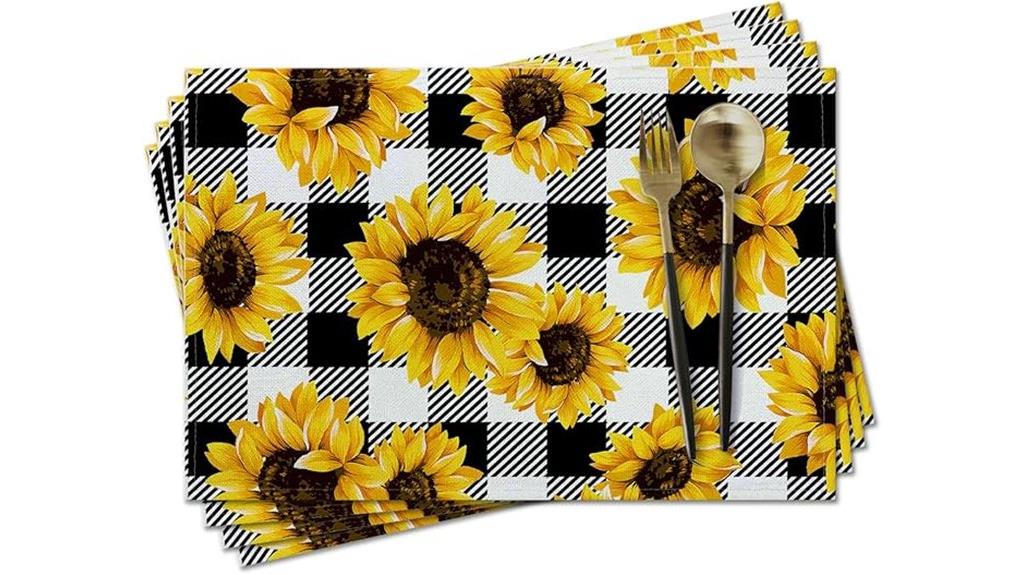 cotton linen placemat set