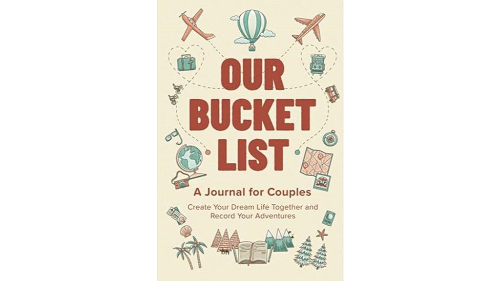 couples adventure planning journal