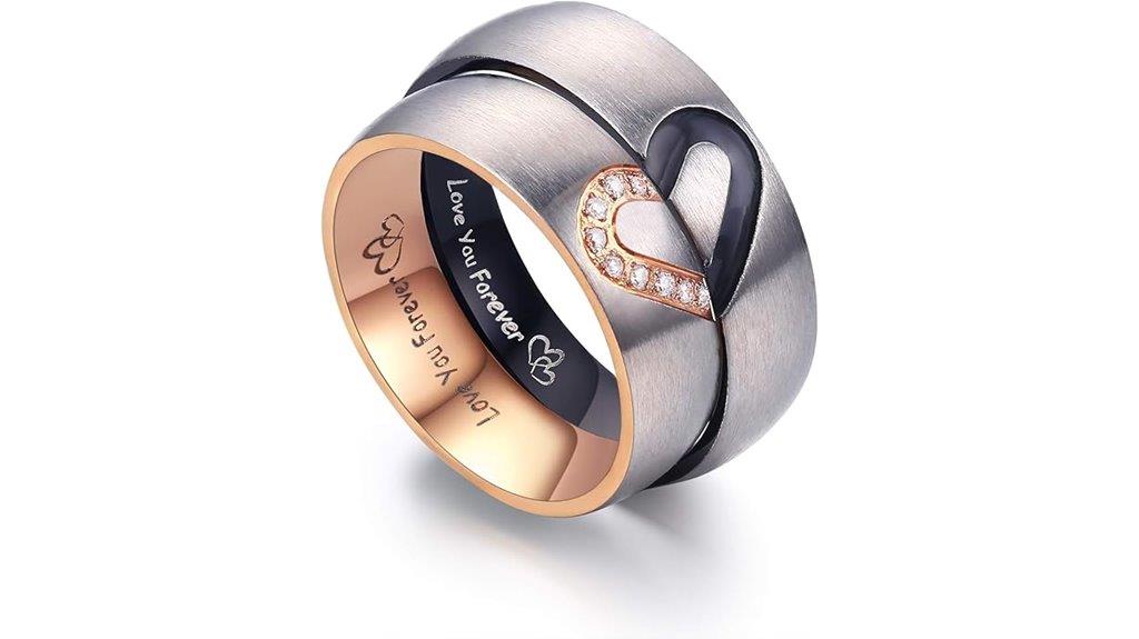 couples promise rings collection
