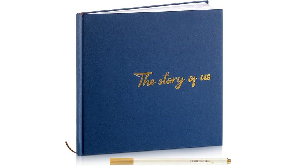 couples scrapbook with 144 pages