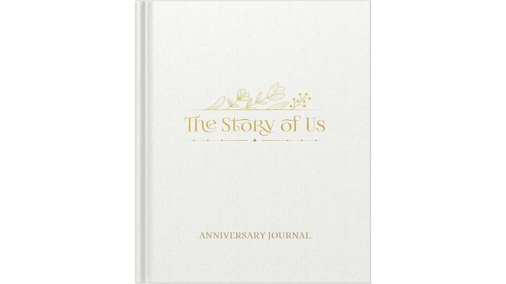couples wedding anniversary journal