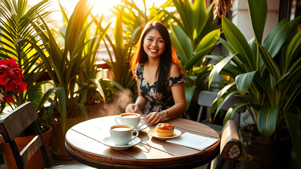 cozy coffee date planning