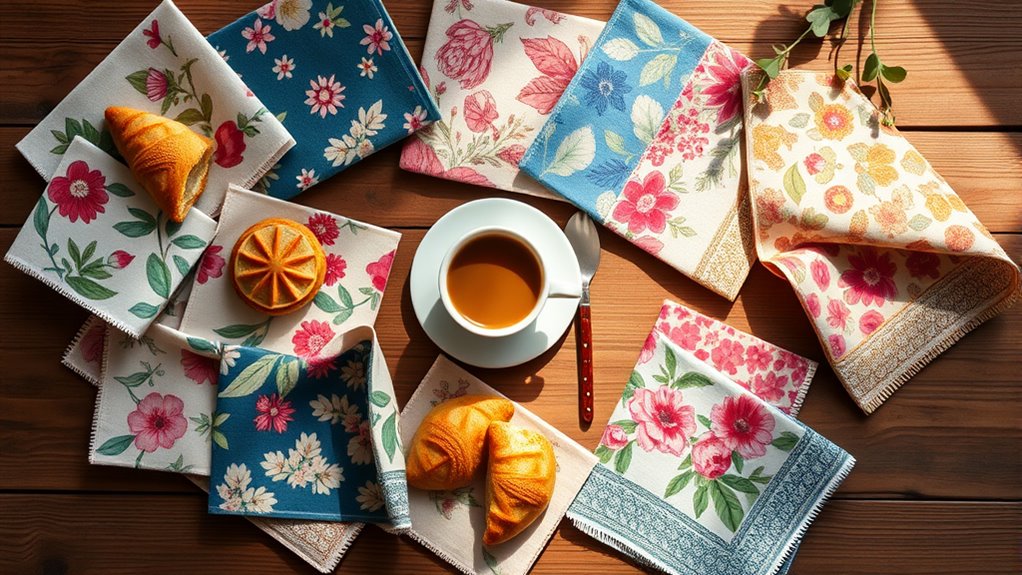 cozy coffee napkin picks