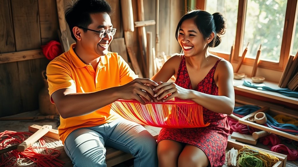 crafting together strengthening bonds