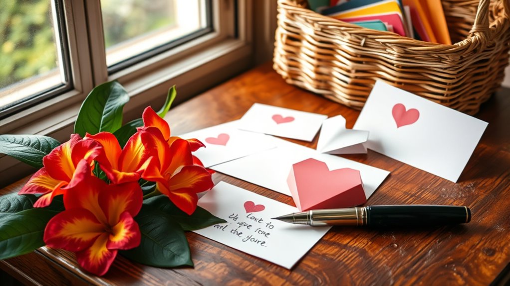 creative love note delivery