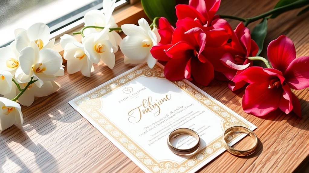 cultural fusion wedding invitations