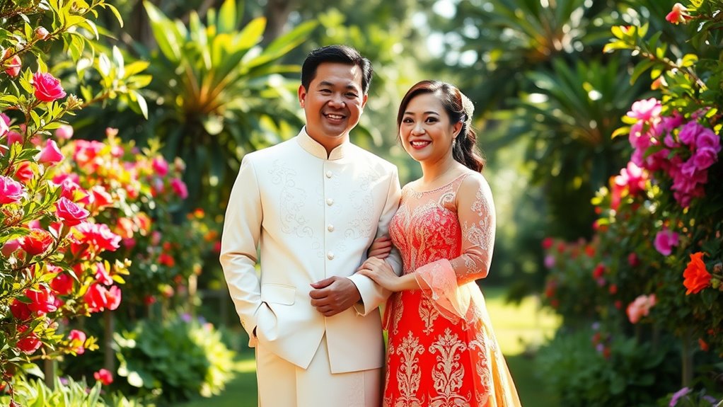 cultural heritage wedding attire