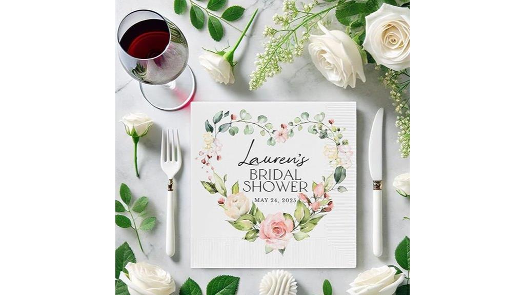 custom napkins for celebrations