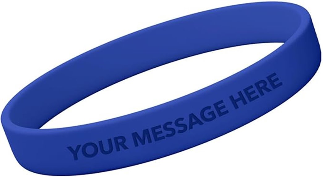 custom silicone wristbands events