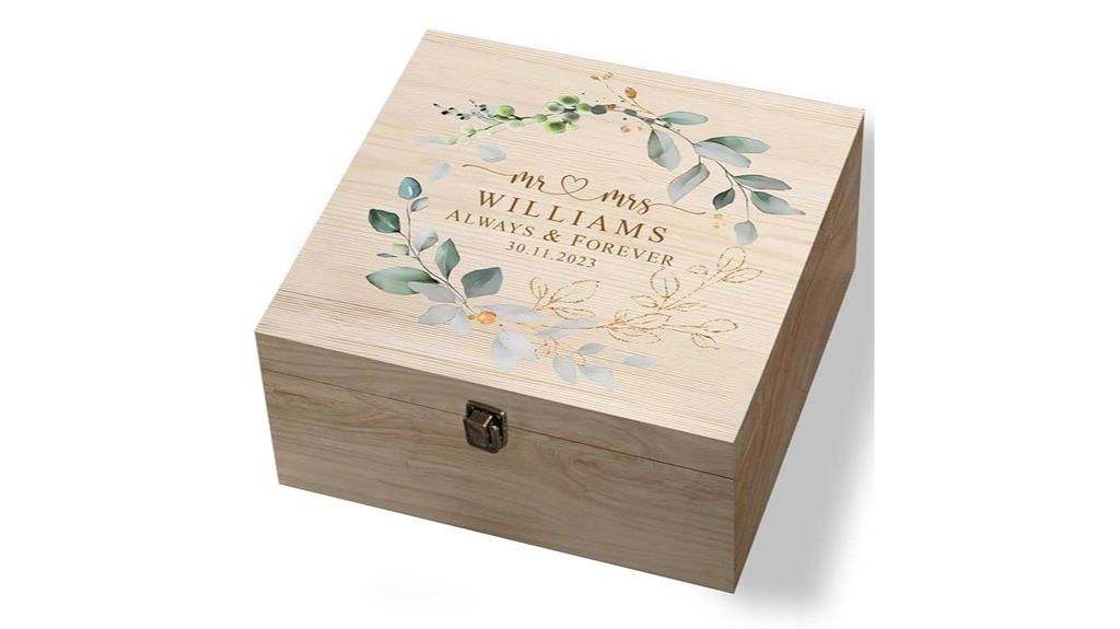 customizable marriage memory box