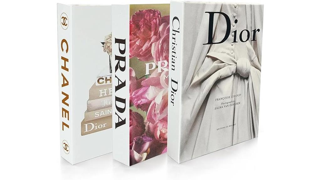 decorative fake books set