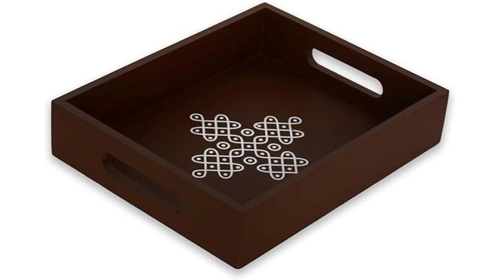 decorative serving tray handles