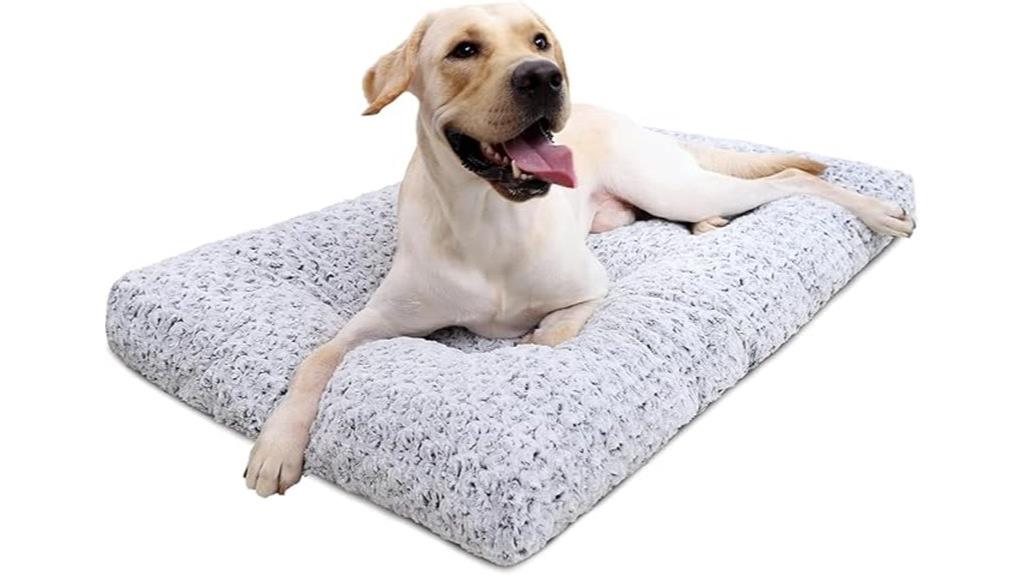 deluxe plush washable dog bed