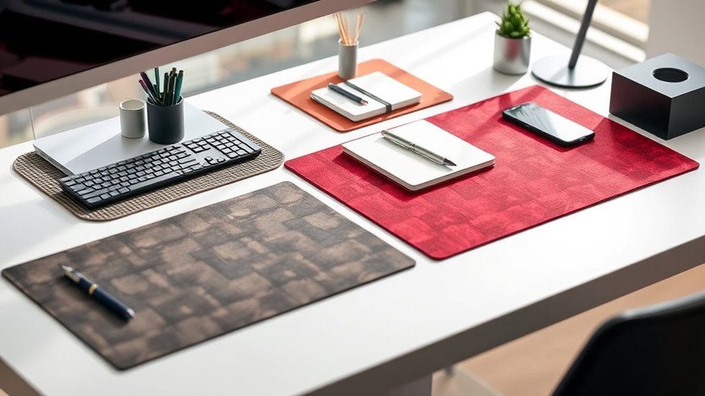 desk mat selection factors