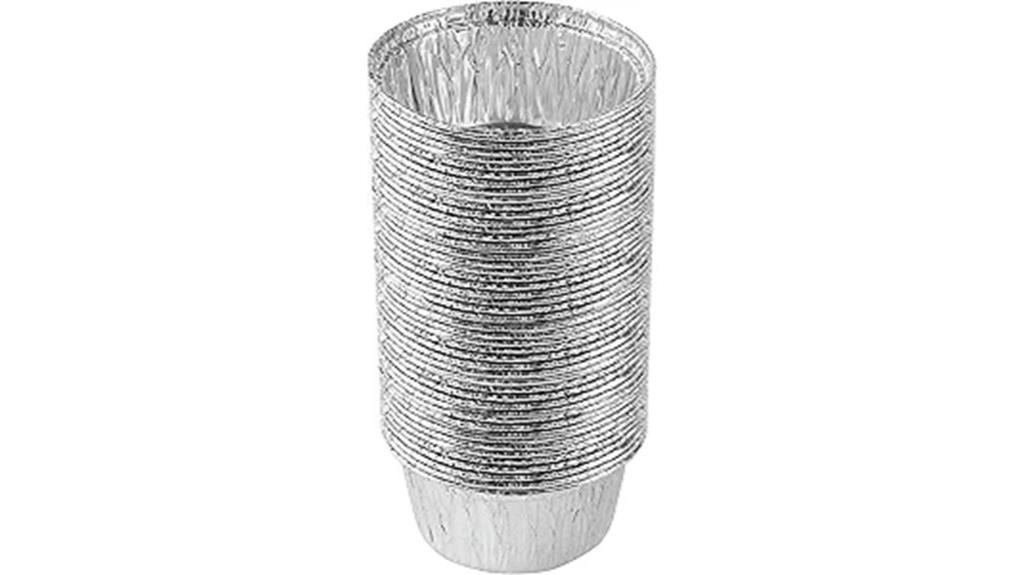 disposable aluminum muffin cups
