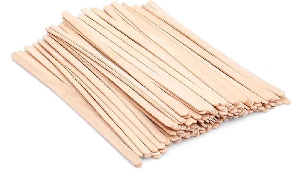 disposable birch wood stirrers