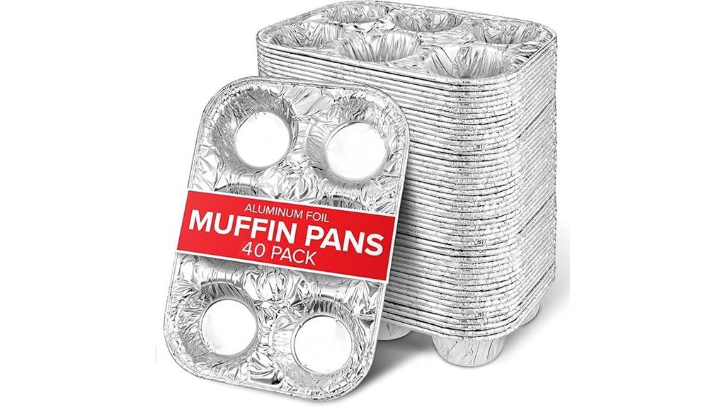 disposable muffin tins pack