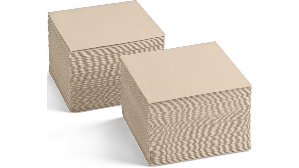 disposable napkins pebble stone