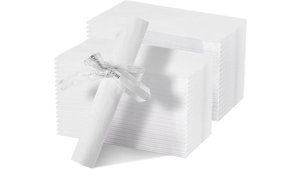 disposable paper napkins pack