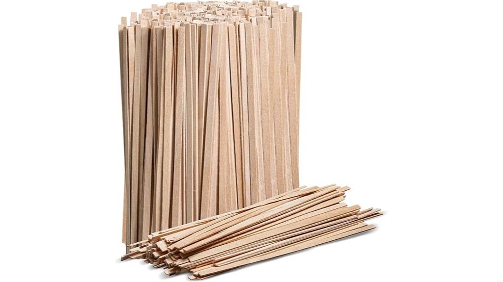 disposable wooden coffee stirrers