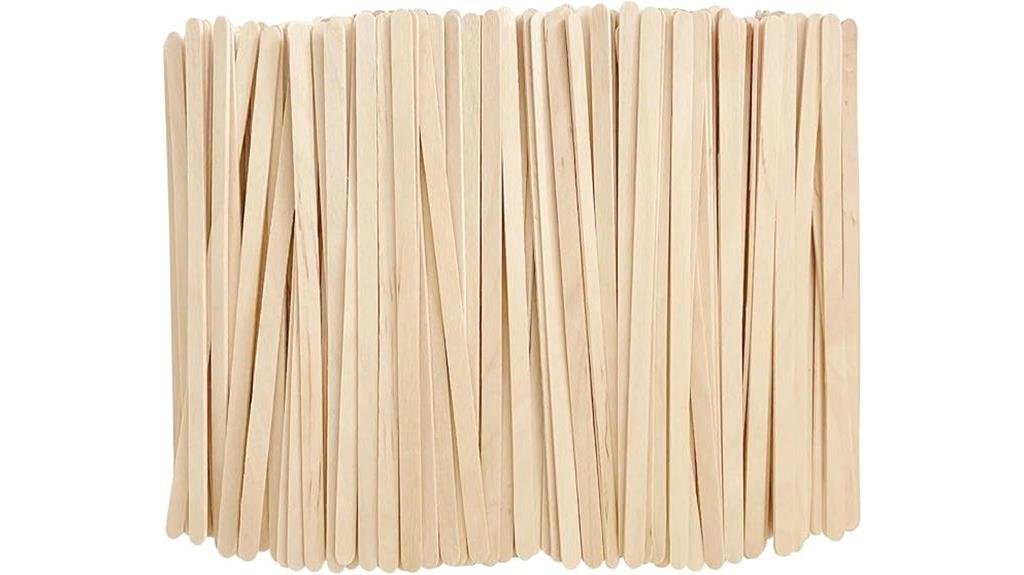 disposable wooden coffee stirrers