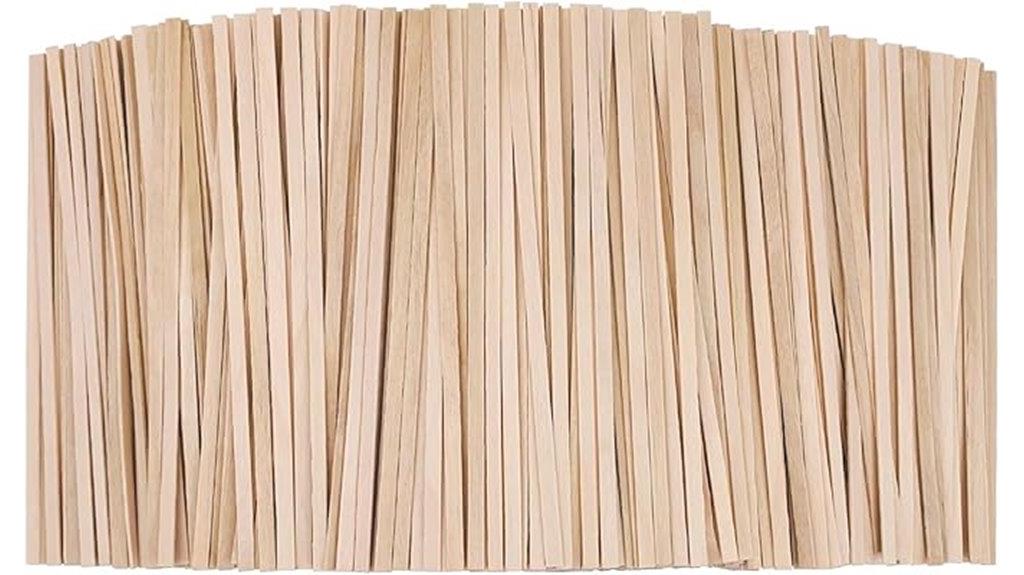 disposable wooden coffee stirrers