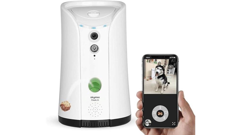 dog camera with treats