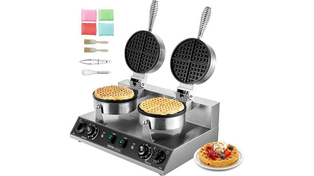 dual head waffle baker