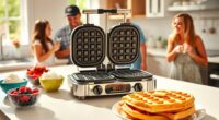 dual waffle makers brunch