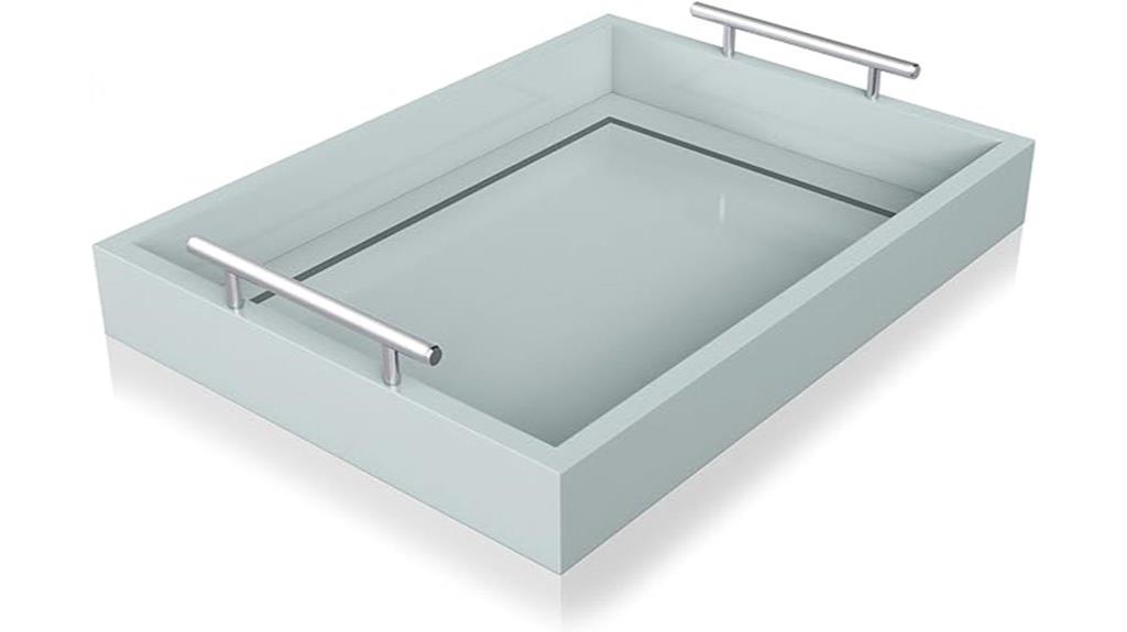 duck egg blue tray