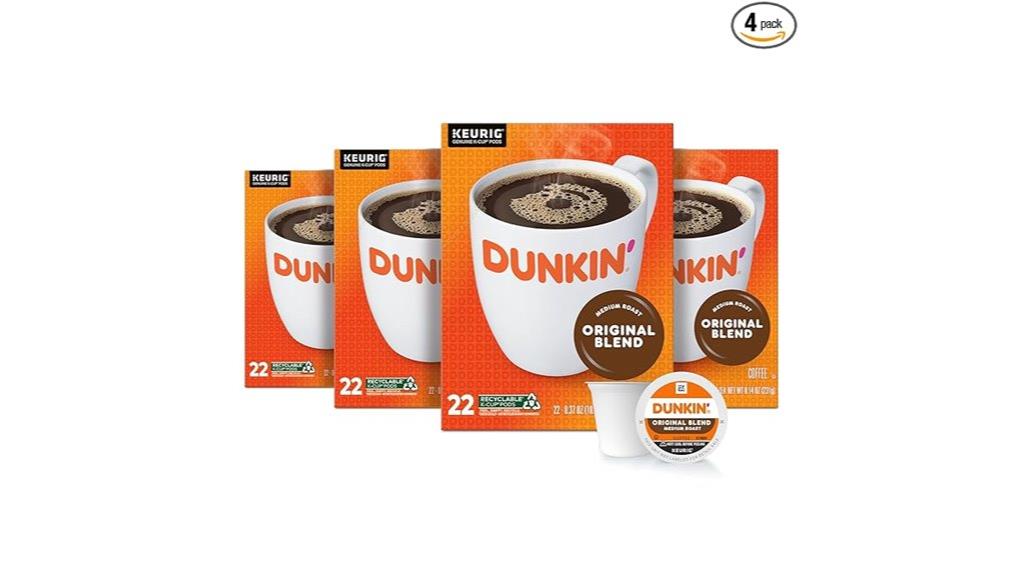dunkin medium roast pods